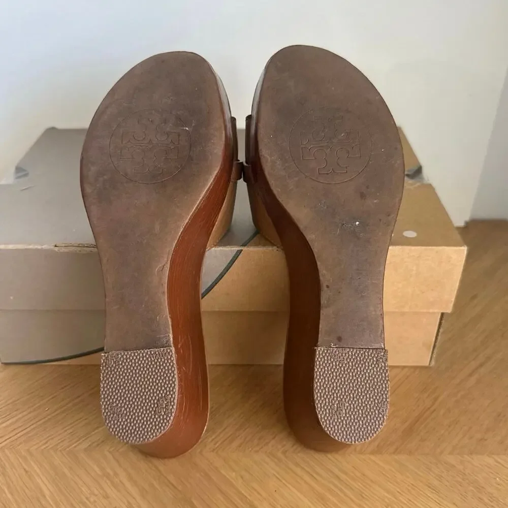 Tory Burch Patti Women Wedge Heel Sandals- SZ 8.5